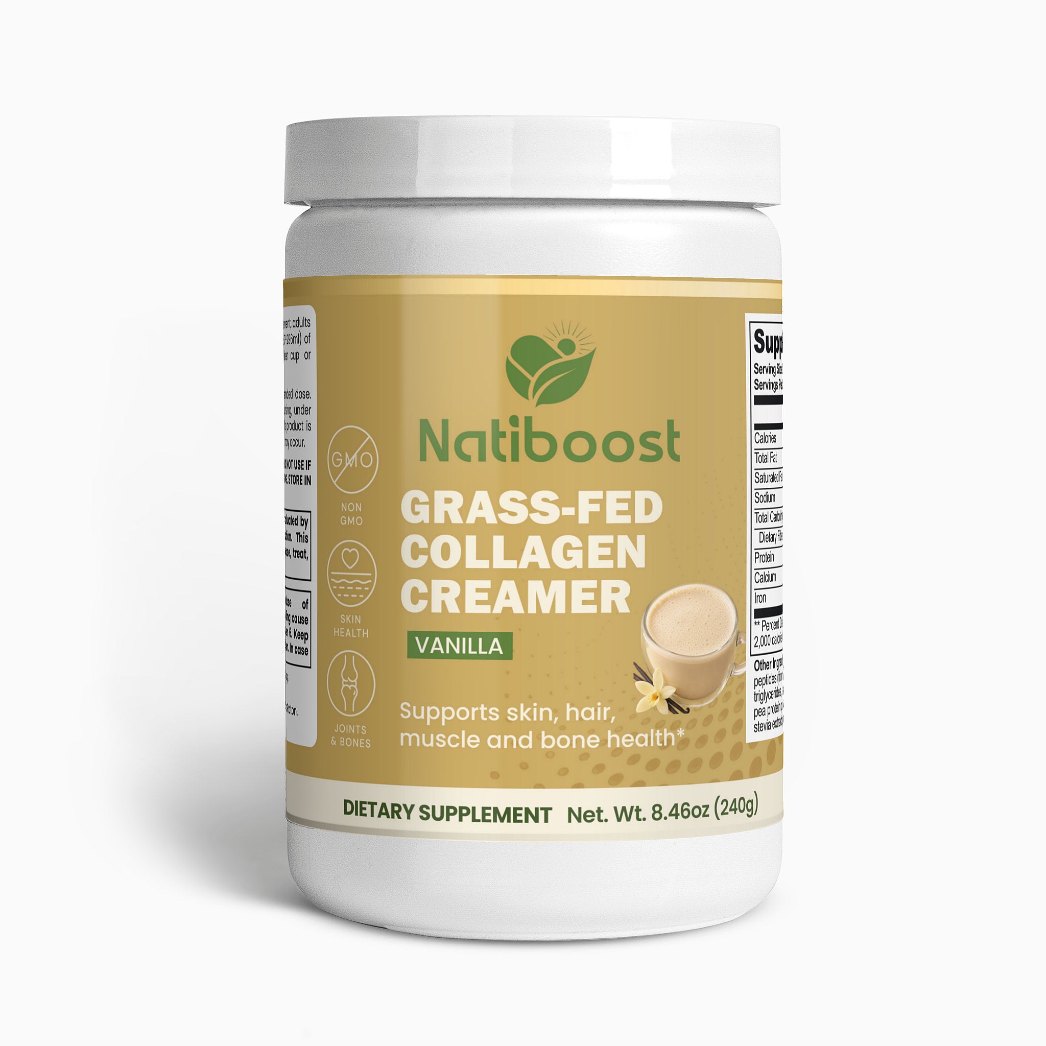 Grass-Fed Collagen Creamer (Vanilla)